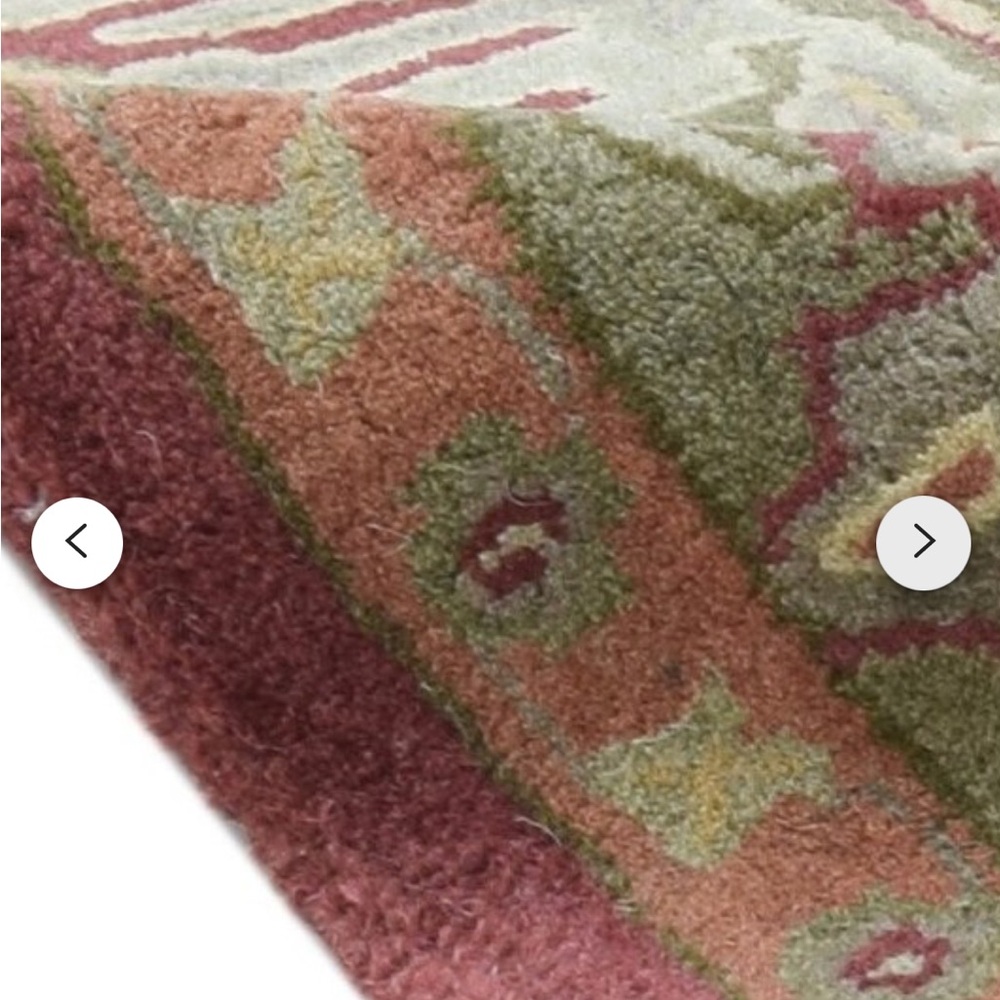 9 x 12 area rug, 100% wool, unused, from India - Picture 4 of 4